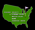 Golf: U.S. Course main menu