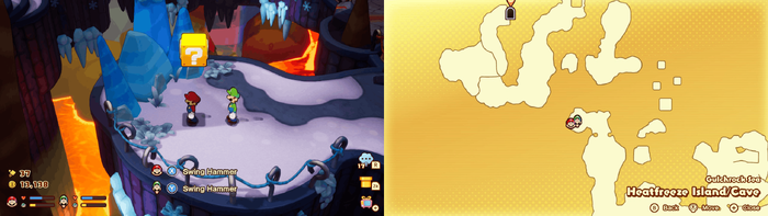 Block 27 in Heatfreeze Island from Mario & Luigi: Brothership