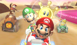 The icon for Shine Thief from Mario Kart: Double Dash!!