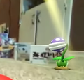 A Poison Piranha Plant in Mario Kart Live: Home Circuit