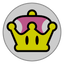 Peachette's emblem from Mario Kart Tour