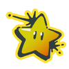 A sticker from Mario Kart World