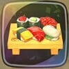 Second tier of the sushi Dash Food