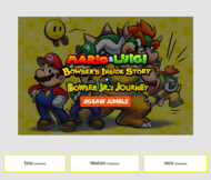 Mario & Luigi: Bowser's Inside Story + Bowser Jr.'s Journey Jigsaw Jumble