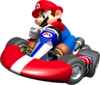 Mario artwork from Mario Kart Wii