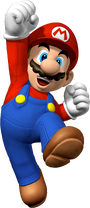Artwork of Mario in Mario Party 6 (also used in New Super Mario Bros.)