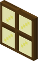 Yellow Stained Glass Pane