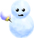 Model of the Mr. Blizzard enemy from Super Mario 64.