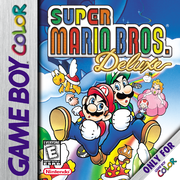North American box art for Super Mario Bros. Deluxe