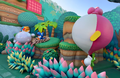 The jungle scene with Baby Yoshis