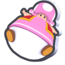 Balloon Toadette Standee from Super Mario Bros. Wonder