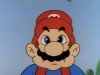 Mario breaking the fourth wall in "True Colors"