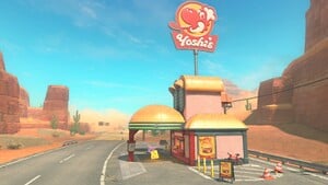A Yoshi's location in Mario Kart World
