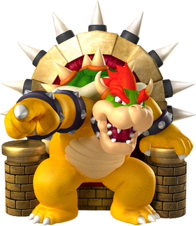 Artwork of Bowser, from Mario Party: Island Tour.