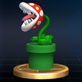 Piranha Plant's trophy in Super Smash Bros. Brawl