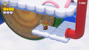 8-bit Luigi in Twisty-Turny Planet