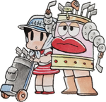 Ayako Okamomo and Peach Robo