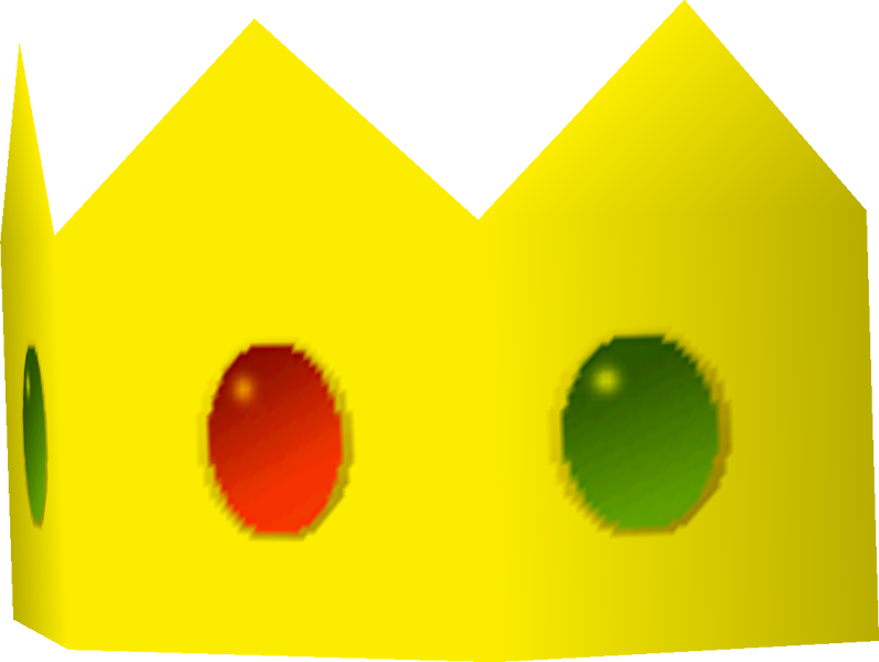 File:MK64 Peach crown model.png