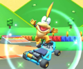 Thumbnail of the Wendy Cup challenge from the 2019 Holiday Tour; a Do Jump Boosts challenge set on SNES Mario Circuit 2 (reused as the Diddy Kong Cup's bonus challenge in the New Year's 2021 Tour)