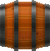 Sprite of a floating barrel from New Super Mario Bros. 2.