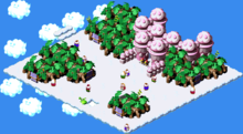 Nimbus Land from Super Mario RPG: Legend of the Seven Stars.