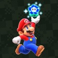 Artwork of Mario for Super Mario Bros. Wonder, used in an opinion poll on Super Mario games for the Nintendo Switch family of systems
