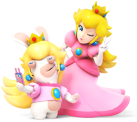 https://mario.wiki.gallery/images/thumb/c/ca/Rabbid_n_Peach_-_RabbidsKingdomBattle.png/200px-Rabbid_n_Peach_-_RabbidsKingdomBattle.png