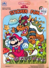 Super Mario Bros. coloring/activity book
