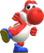 Model of Red Yoshi from Super Mario Run.