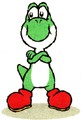 Yoshi standing