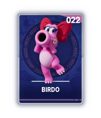 The Birdo card from The Super Mario Galaxy Movie Collectible Cards