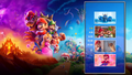 Scene selection menu (1-4)