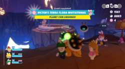 The Victor's Terra Flora Invitational Side Quest in Mario + Rabbids Sparks of Hope