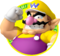 The icon artwork for Wario from Mario Tennis Open