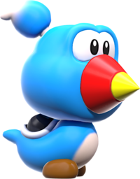 Custom render of Blewbird from Super Mario Bros. Wonder