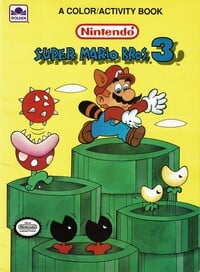 A Super Mario Bros. 3 coloring/activity book from Golden Books