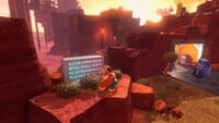Screenshot of Saga of the Exploritone, Verse 2 in Donkey Kong Bananza