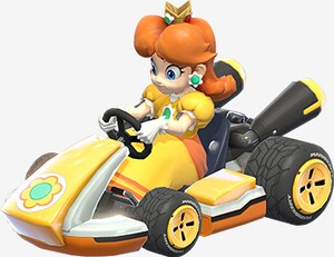 Princess Daisy from Mario Kart 8