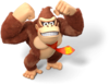Artwork of Donkey Kong from Donkey Kong Country: Tropical Freeze.