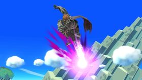 Ganondorf's Wizard's Foot in Super Smash Bros. for Wii U.