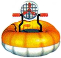 Front view of a hovercraft