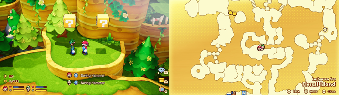 ? blocks 4-5 in Florall Island from Mario & Luigi: Brothership