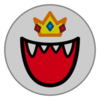 The emblem of King Boo from Mario Kart 8 Deluxe