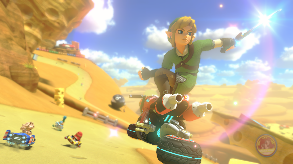 File:MK8D Link Cheese Land Screenshot.png - Super Mario Wiki, the Mario ...