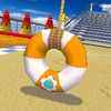 A life ring obstacle in Mario Kart: Double Dash!!