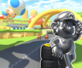 The course icon of the Reverse variant with Metal Mario (beta)