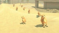An obstacle spawned by Kamek in Mario Kart World