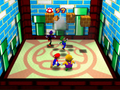 Mushroom appearing from a block in Mario Party 3