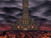 Bowser's Castle in Bowser's Lovely Lift from Mario Party 7