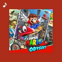 Cover image for the Top tracks playlist for Super Mario Odyssey on Nintendo Music